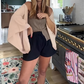 💖 Special Price £12.99🔥Last 3 Hours!!💝Women's Linen Cardigan 3/4 Sleeve Open Front Loose Cover Ups Lightweight Shrug