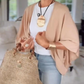 💖 Special Price £12.99🔥Last 3 Hours!!💝Women's Linen Cardigan 3/4 Sleeve Open Front Loose Cover Ups Lightweight Shrug