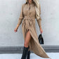 🌸Long-Sleeve Shirt Dress for Women: Soft Fabric, Versatile Daily Wear