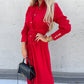 🌸Long-Sleeve Shirt Dress for Women: Soft Fabric, Versatile Daily Wear