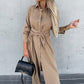 🌸Long-Sleeve Shirt Dress for Women: Soft Fabric, Versatile Daily Wear