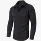 Solid color stain-resistant long-sleeved shirt