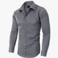 Solid color stain-resistant long-sleeved shirt