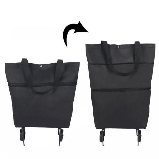 📢📢50% OFF !! ⏰2-in-1 Foldable Shopping Cart