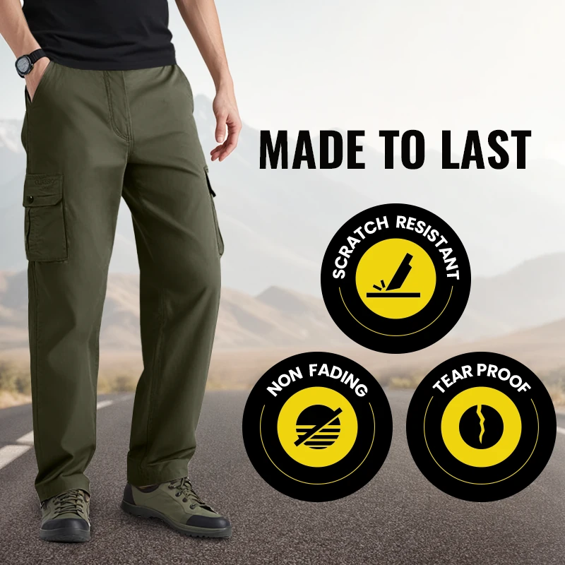 🔥Last day of clearance sale！💥Men’s Multi-Pocket Cargo Pants