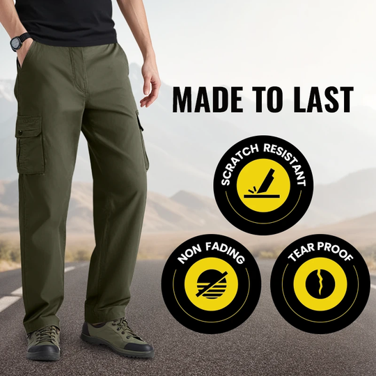 🔥Last day of clearance sale！💥Men’s Multi-Pocket Cargo Pants