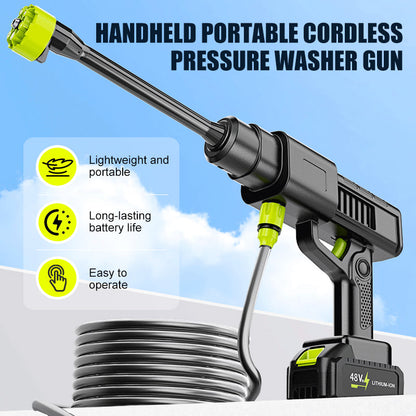 SEESE Portable Cordless Pressure Washer｜Car/Home/Garden.