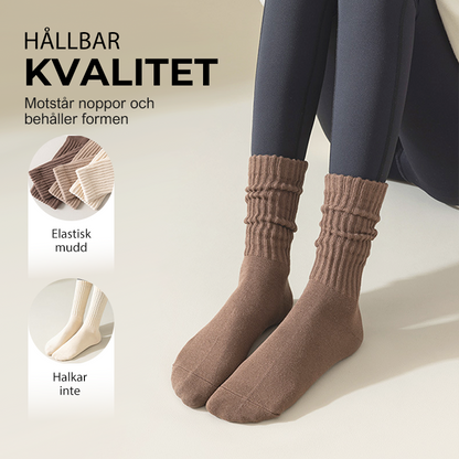 Lamb Fleece Mid-Calf Knit Thermal Socks