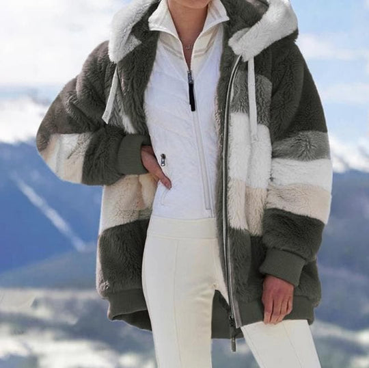 🔥Early Winter Sale-50% Off🎅Contrasting Padded Coat🐑