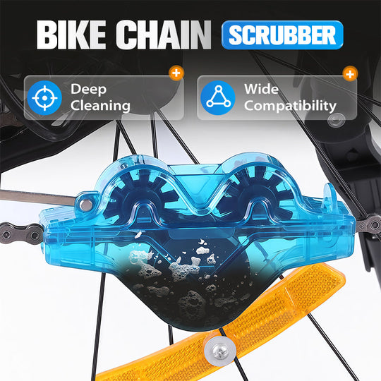 🚲 50% OFF NOW! 🔧 Bike Chain Scrubber – Deep Cleaning, Universal Fit & Easy Installation 🧼