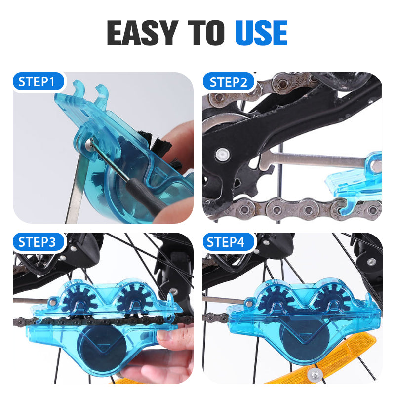 🚲 50% OFF NOW! 🔧 Bike Chain Scrubber – Deep Cleaning, Universal Fit & Easy Installation 🧼