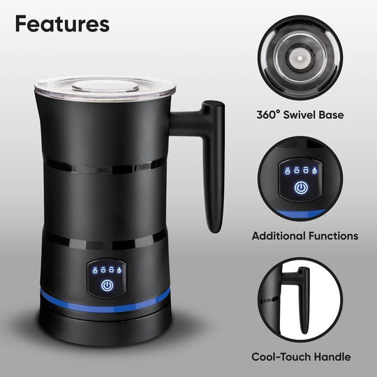 ☕50% OFF NOW🥛Professional Automatic Foam Maker Electric Milk Frother – Thick & Silky Froth, Easy to Clean & Compact Design✨