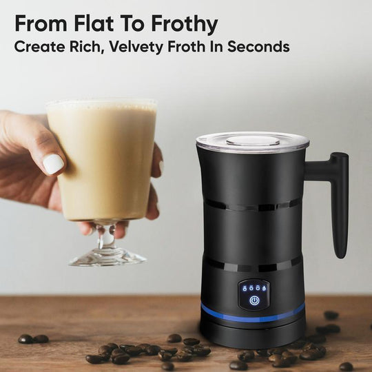 ☕50% OFF NOW🥛Professional Automatic Foam Maker Electric Milk Frother – Thick & Silky Froth, Easy to Clean & Compact Design✨