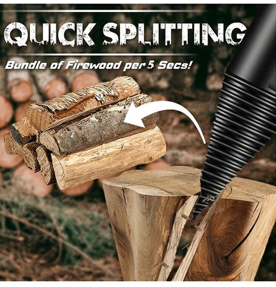 🪓 50% OFF NOW! 🔥 HEX SHANK FIREWOOD DRILL BIT - Splits Logs in Seconds, Hardened Steel Construction for Maximum Durability 🌲⚡