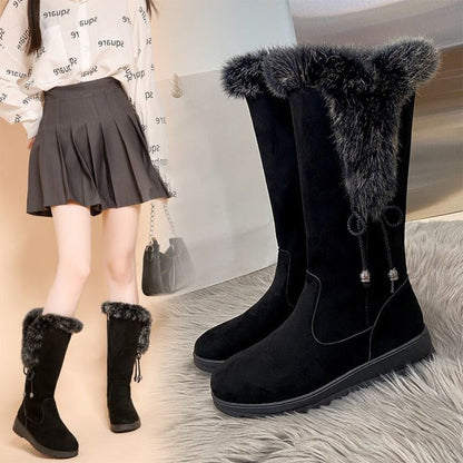 🎉Limited Sale🎉Women's Convenient Warm Anti-Slip Wear-Resistant Mid-Calf Boots