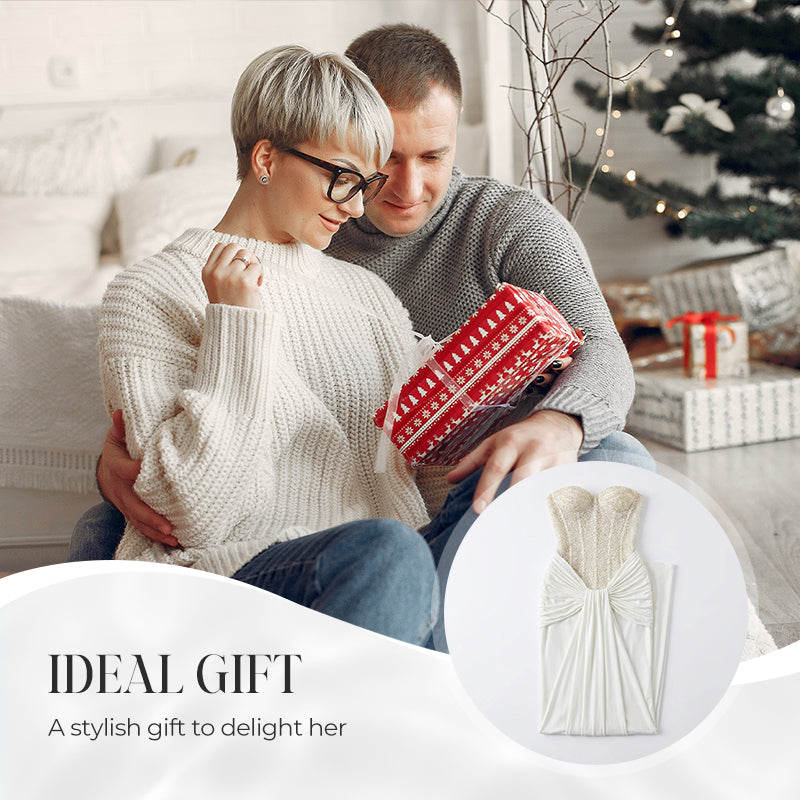 Women's Elegant Strapless Bodycon Evening Gowns