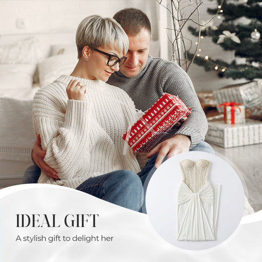 Women's Elegant Strapless Bodycon Evening Gowns