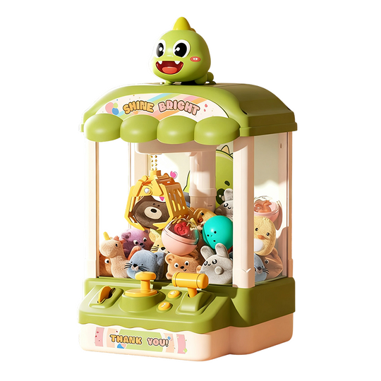 🧸 Children's Favourite Toy💝 Adorable Animal Claw Machine (Includes Plushies and Capsule Toys)🔥 Free Delivery