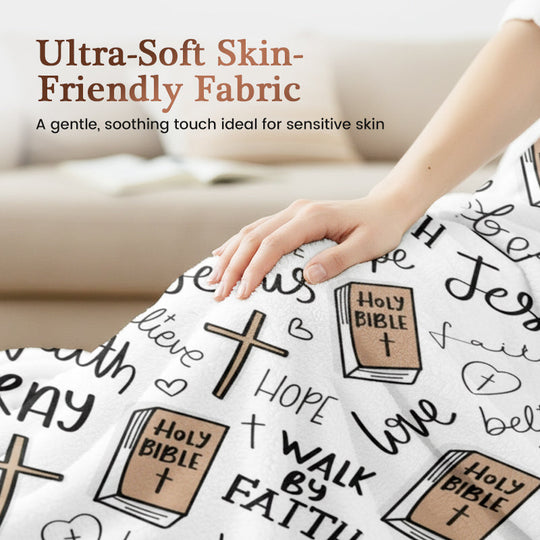 Faith-Inspired Cozy Ultra-Soft Throw Blanket