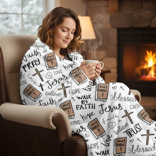 Faith-Inspired Cozy Ultra-Soft Throw Blanket