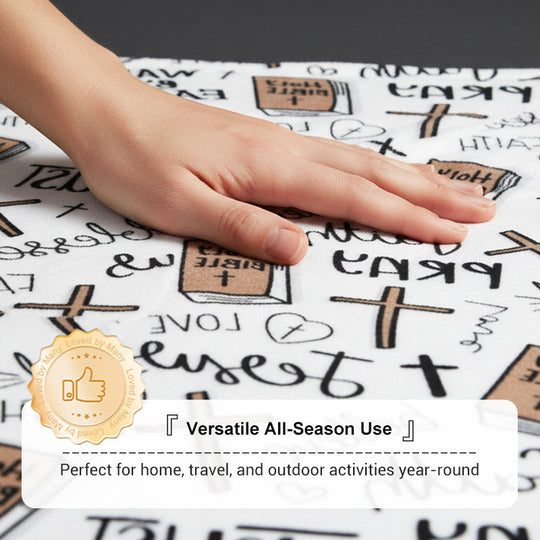 Faith-Inspired Cozy Ultra-Soft Throw Blanket