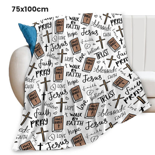 Faith-Inspired Cozy Ultra-Soft Throw Blanket
