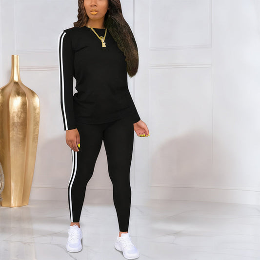 🧥 Limited Time 50% OFF🏃‍♀️Women's 2-Piece Long Sleeve Tracksuit Set-Cozy Lounge Wear & Athletic Look🌟