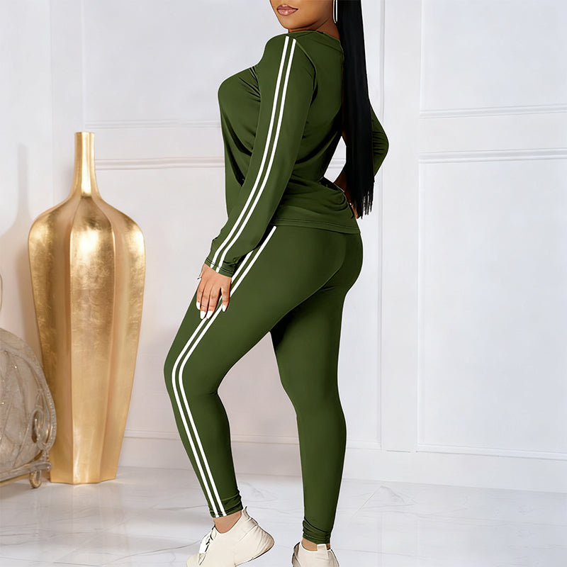 🧥 Limited Time 50% OFF🏃‍♀️Women's 2-Piece Long Sleeve Tracksuit Set-Cozy Lounge Wear & Athletic Look🌟