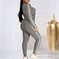 🧥 Limited Time 50% OFF🏃‍♀️Women's 2-Piece Long Sleeve Tracksuit Set-Cozy Lounge Wear & Athletic Look🌟
