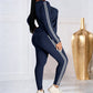🧥 Limited Time 50% OFF🏃‍♀️Women's 2-Piece Long Sleeve Tracksuit Set-Cozy Lounge Wear & Athletic Look🌟