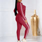 🧥 Limited Time 50% OFF🏃‍♀️Women's 2-Piece Long Sleeve Tracksuit Set-Cozy Lounge Wear & Athletic Look🌟
