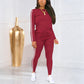 🧥 Limited Time 50% OFF🏃‍♀️Women's 2-Piece Long Sleeve Tracksuit Set-Cozy Lounge Wear & Athletic Look🌟