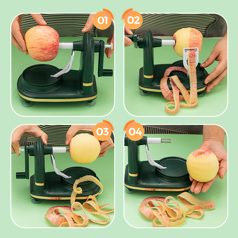Versatile Stretch Structure Hand Crank Fruit Peeler