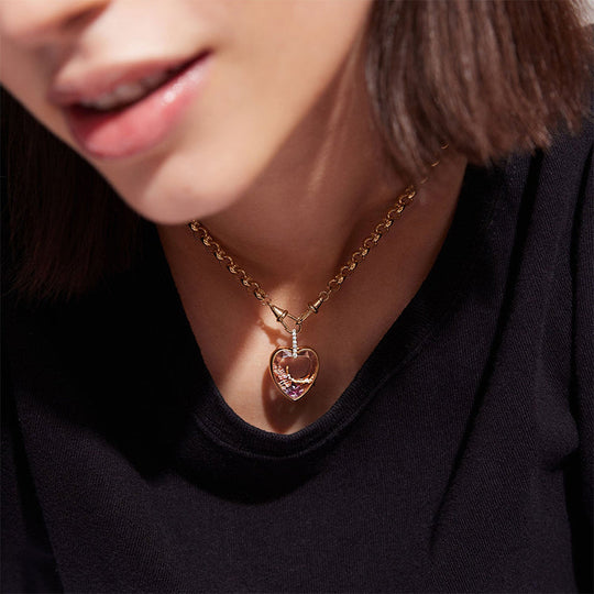 ✨ Vintage Vibe Locket Pendant – Retro Chic for Daily/Date Outfits