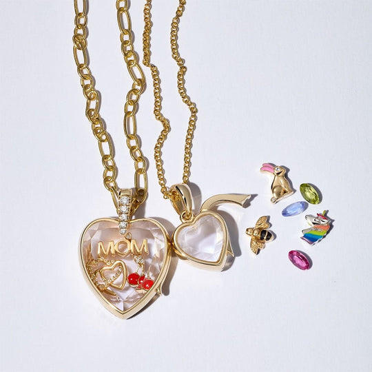 ✨ Vintage Vibe Locket Pendant – Retro Chic for Daily/Date Outfits