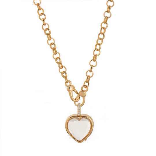 ✨ Vintage Vibe Locket Pendant – Retro Chic for Daily/Date Outfits