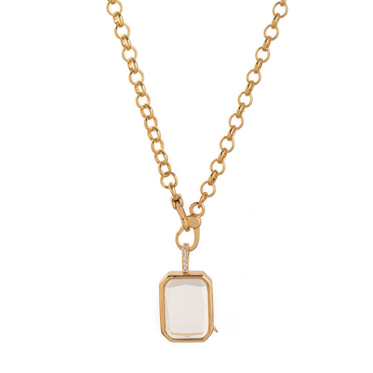 ✨ Vintage Vibe Locket Pendant – Retro Chic for Daily/Date Outfits