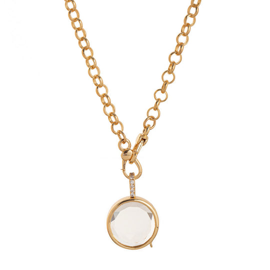 ✨ Vintage Vibe Locket Pendant – Retro Chic for Daily/Date Outfits