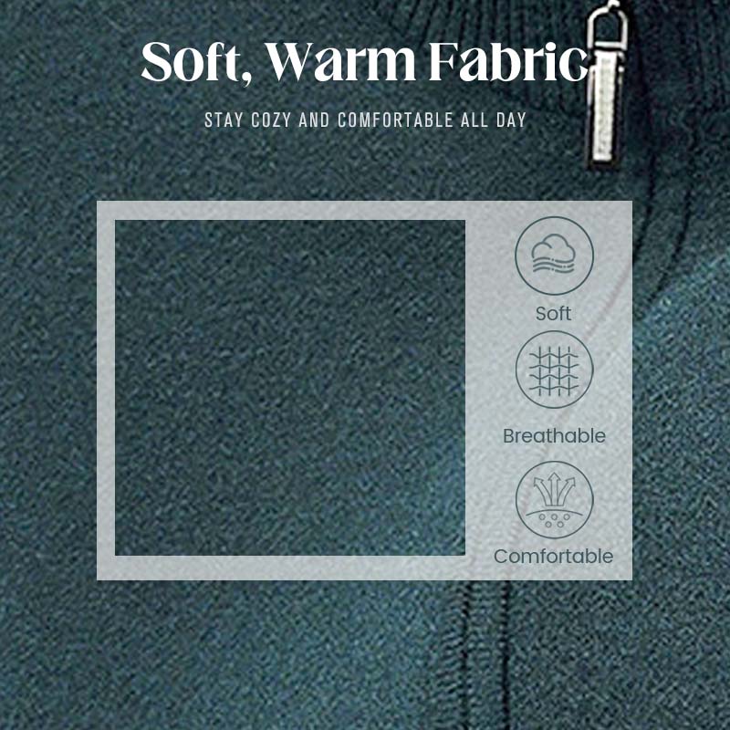 Value Bundle: Warm & Comfortable Knit Cardigan Sweater for Men + Shirt