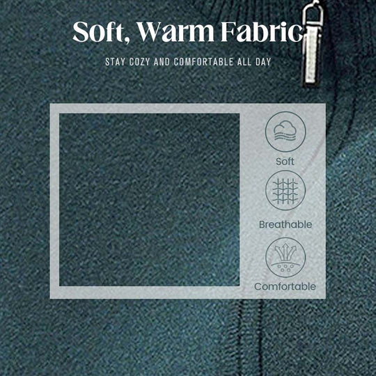 Value Bundle: Warm & Comfortable Knit Cardigan Sweater for Men + Shirt