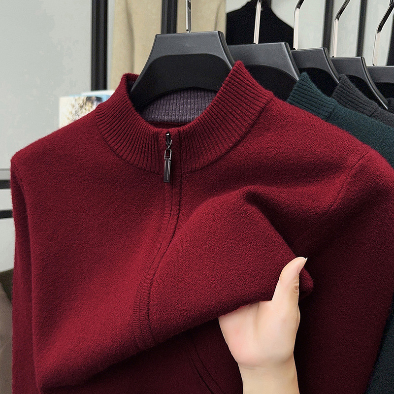 Value Bundle: Warm & Comfortable Knit Cardigan Sweater for Men + Shirt