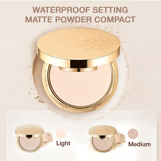 🥳2026 HOT SALE🥳💞50K+ SOLD!✨ 💝Waterproof Setting Matte Powder Compact