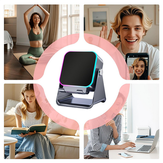 💎 50% OFF 5-IN-1 WIRELESS SPEAKER STAND! 💎 Induction Audio, Phone Holder & Ambient Light