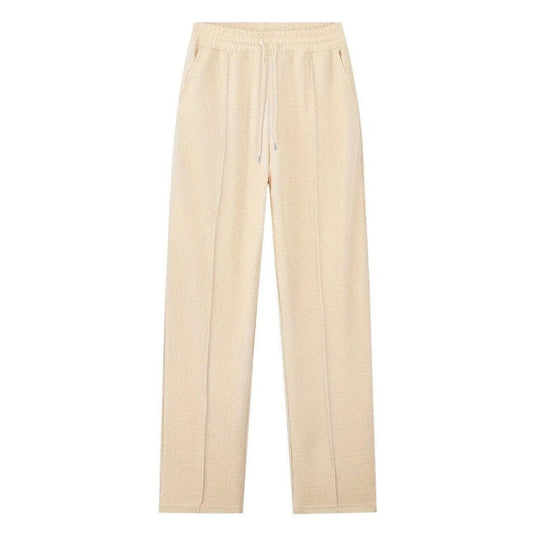 Men’s Waffle Knit Sweatshirt & Straight-Leg Pants Set