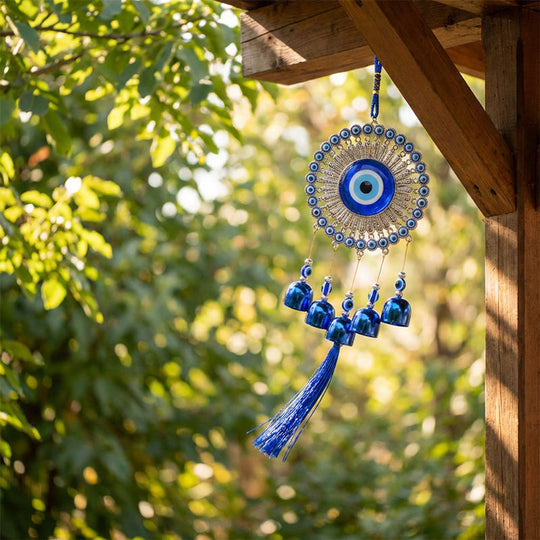 Nazar Amulet Wind Chime for Protection