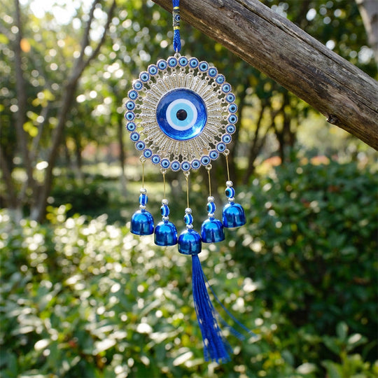 Nazar Amulet Wind Chime for Protection