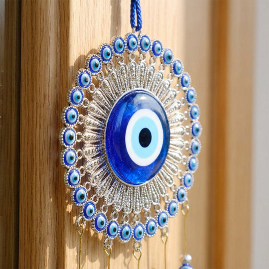 Nazar Amulet Wind Chime for Protection