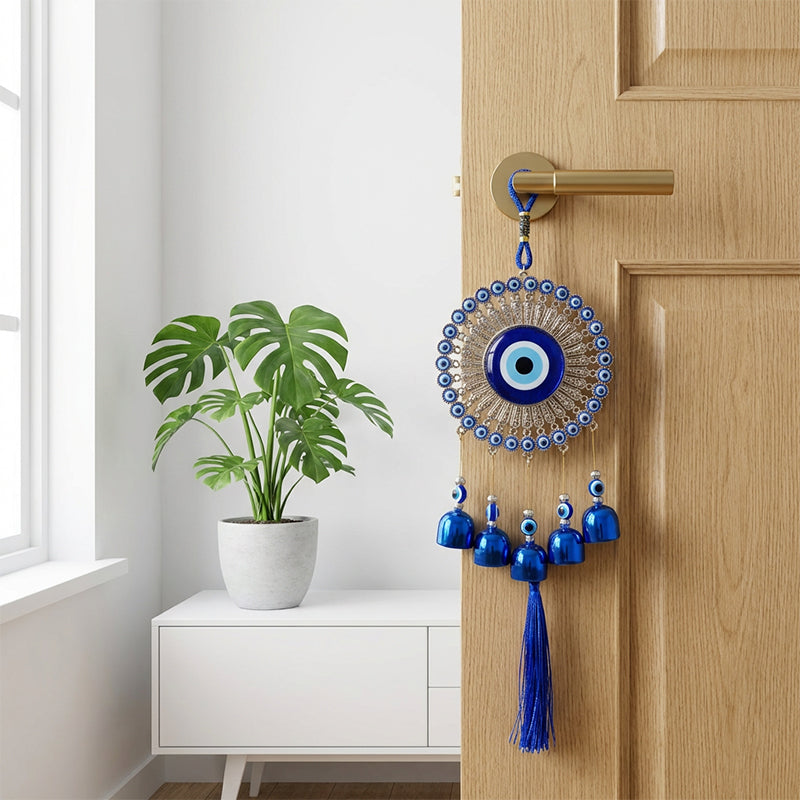 Nazar Amulet Wind Chime for Protection