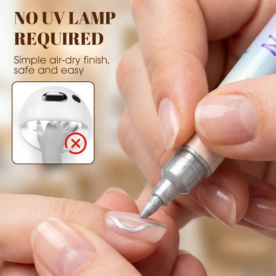 ✨Limited-time 50% discount🎨Dual‑Tip Nail Art Pens – Quick‑dry, no UV lamp. Fine & brush tips. 12/24 vibrant colors. Easy DIY at home. No smudges, just art! 💅🖌️