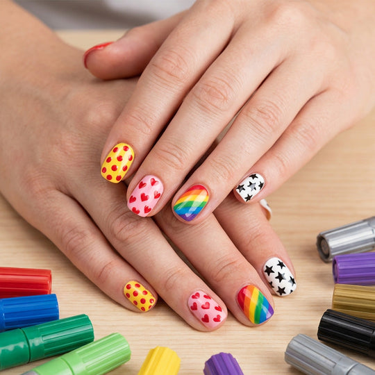 ✨Limited-time 50% discount🎨Dual‑Tip Nail Art Pens – Quick‑dry, no UV lamp. Fine & brush tips. 12/24 vibrant colors. Easy DIY at home. No smudges, just art! 💅🖌️